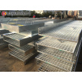 HDG Steel Grating With Toe Plate for Walkway Platform / Galvanized Steel Flooring Grating